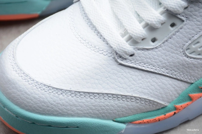 Rep TBkick Air Jordan Light Aqua 5 GS 440892-100 0723
